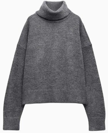 Knit Top Gray