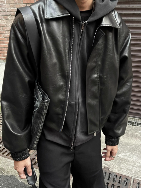 Black bomber Jacket