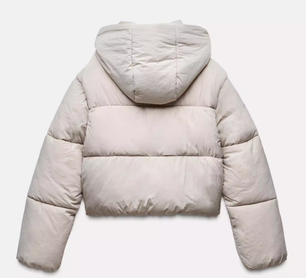 Black/White Puffer Jacket