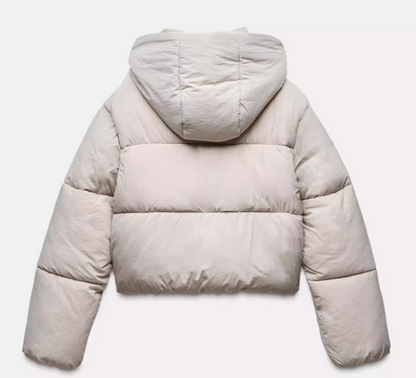 Black/White Puffer Jacket