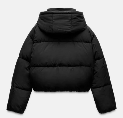 Black/White Puffer Jacket