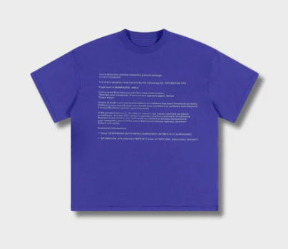 Printed Text T - Shirt