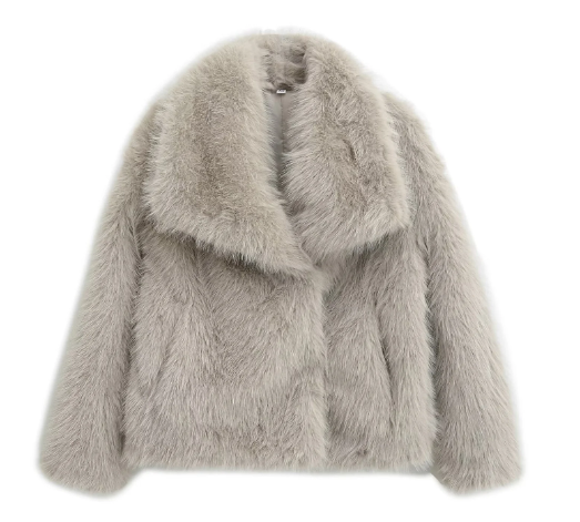 Cropped Fur Coat