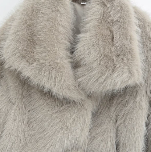 Cropped Fur Coat